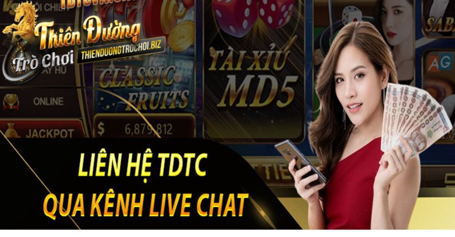 Liên hệ Thiên Đường Trò Chơi qua mạng live chat