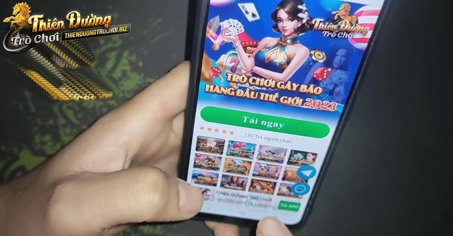 Hướng dẫn tải game Thiên Đường Trò chơi IOS