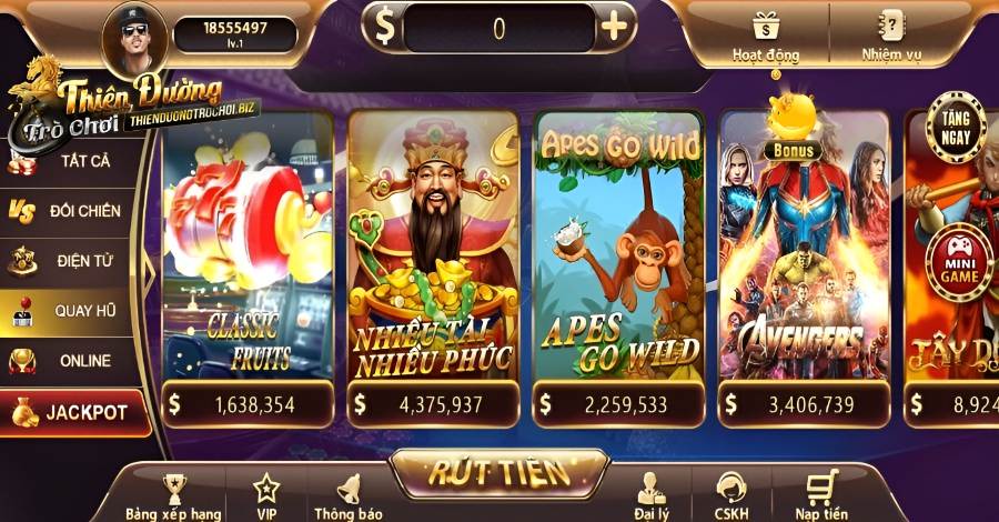 trò chơi thiên đường trò chơi Slots Game