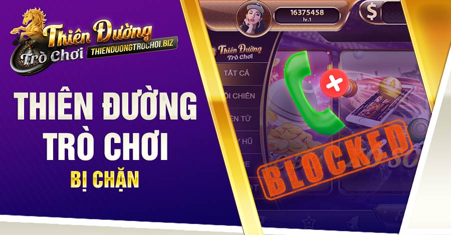 Vì sao Thiên Đường Trò Chơi bị chặn